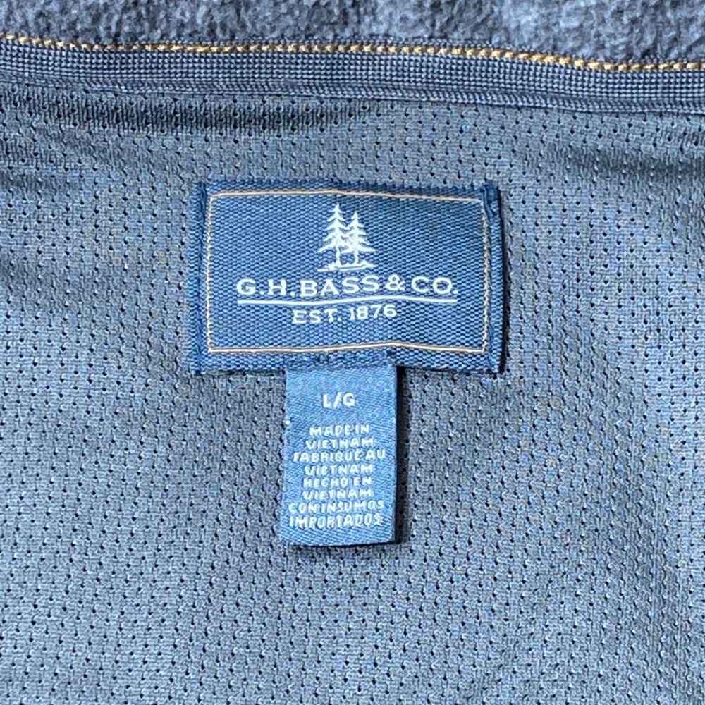 G.H. BASS Mens Arctic Terrain Fleece Mockneck Pullover - Picture 4 of 10